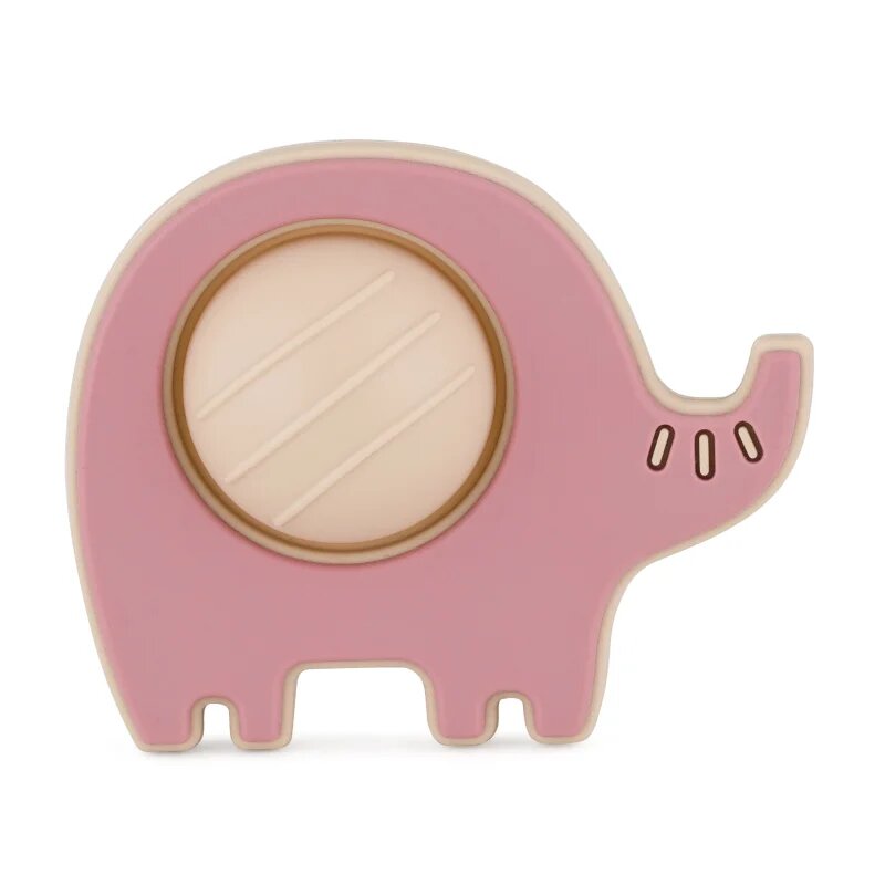 Petite&Mars Elephant Edwin 6m+ igrača Dusty Rose 1 kos