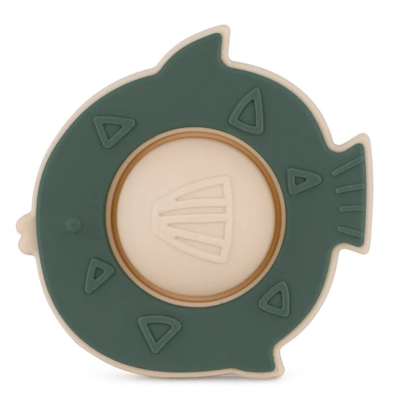Petite&Mars Fish Fiona 6m+ igrača Misty Green 1 kos