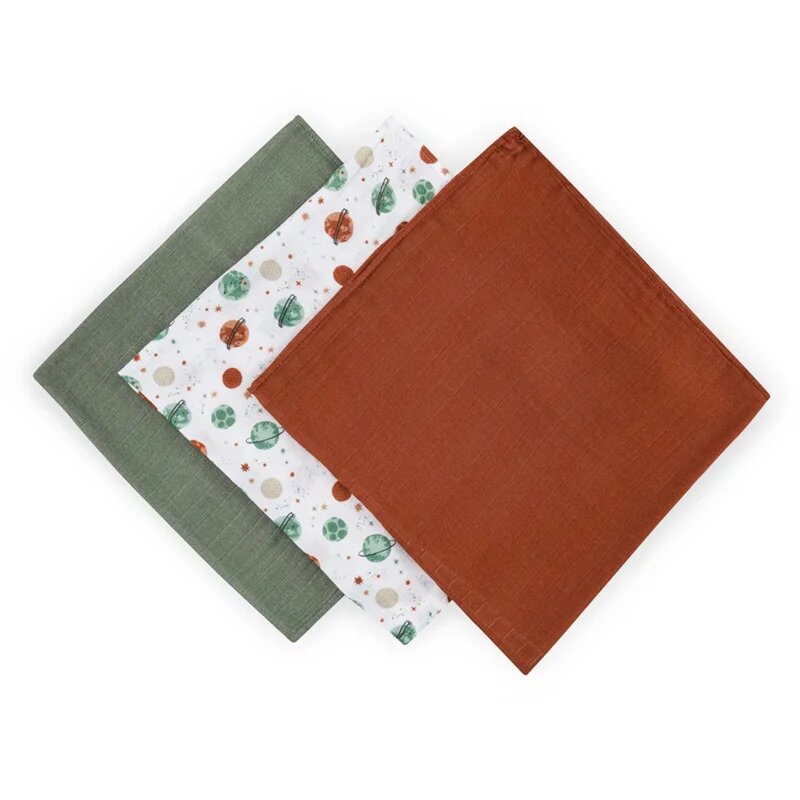 Petite&Mars Moussy plenice iz blaga Celestial Planets 68 x 68 cm 3 kos