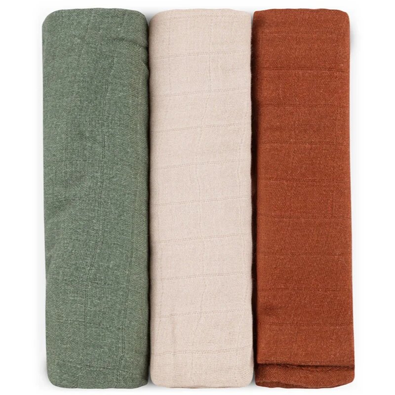 Petite&Mars Moussy plenice iz blaga Earth Tones 68 x 68 cm 3 kos
