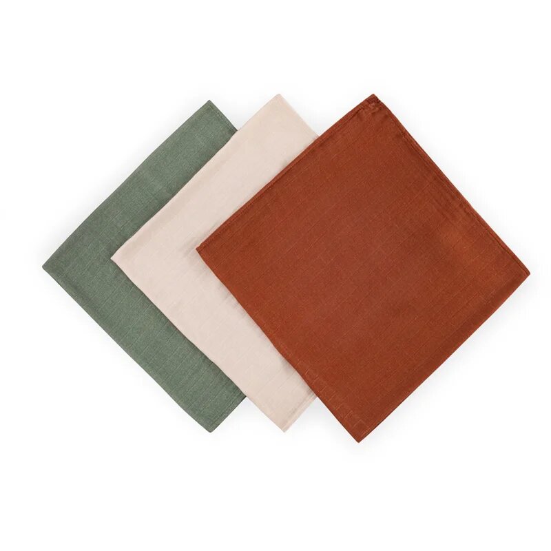 Petite&Mars Moussy plenice iz blaga Earth Tones 68 x 68 cm 3 kos