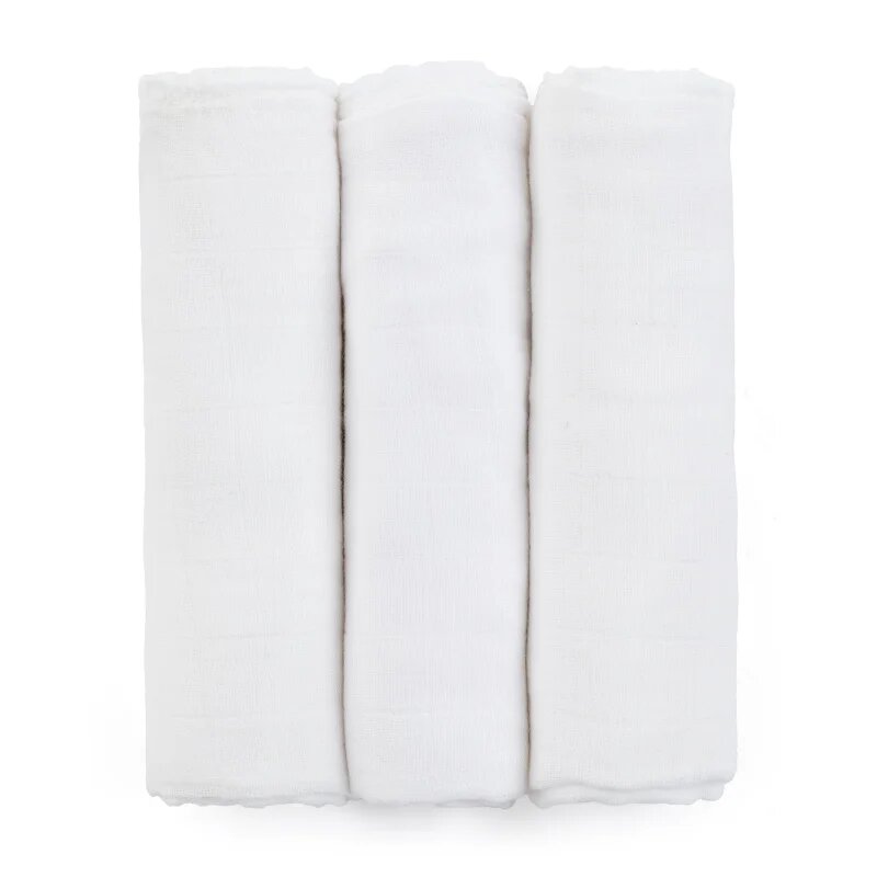 Petite&Mars Moussy plenice iz blaga Total White 68 x 68 cm 3 kos