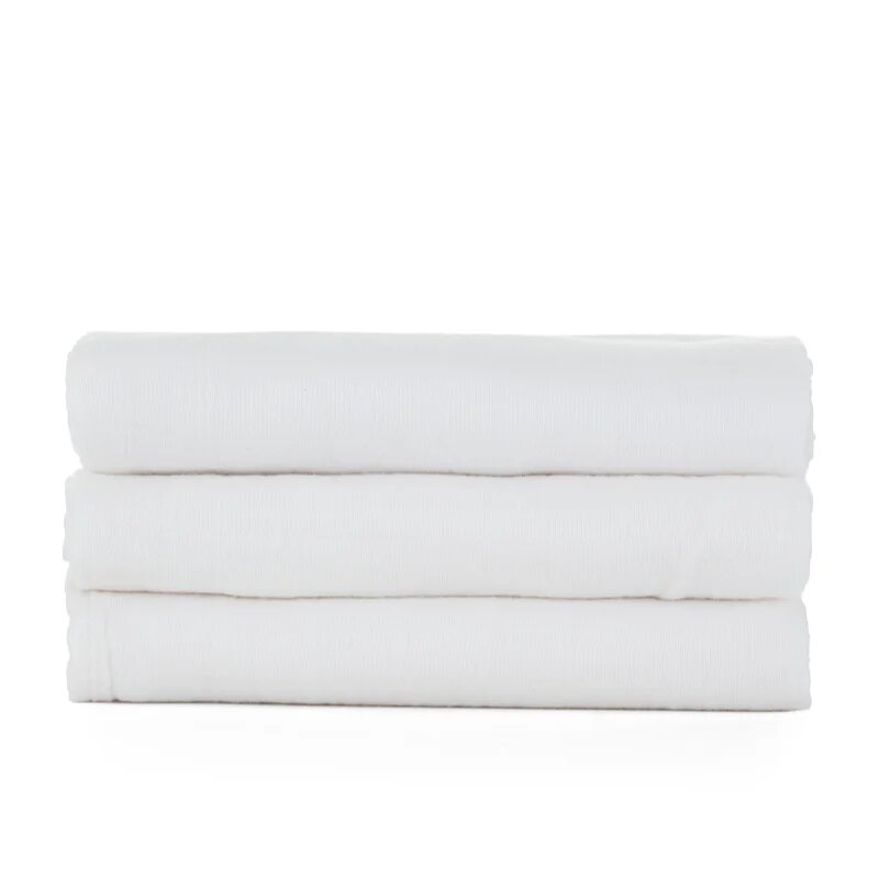 Petite&Mars Moussy plenice iz blaga Total White 68 x 68 cm 3 kos