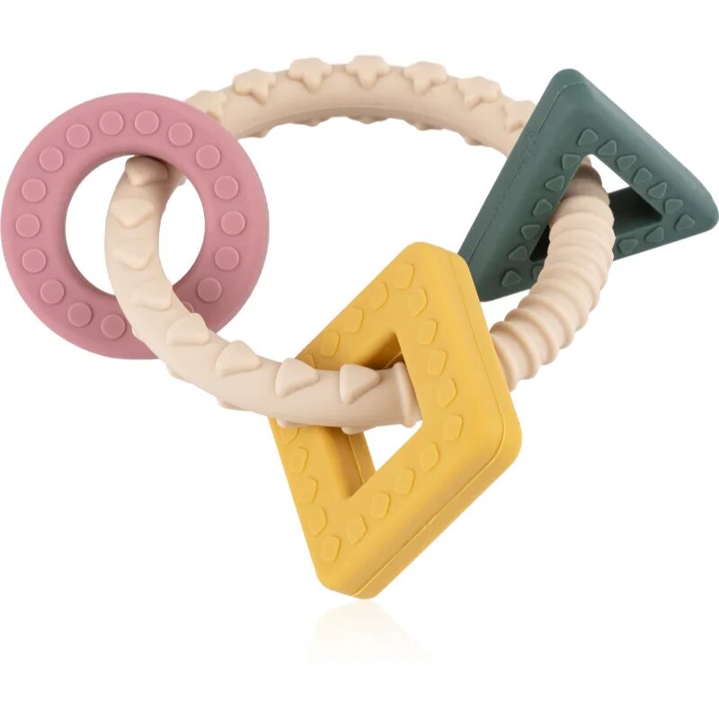 Petite&Mars Silicone teether Figures grizalo 0m+ 1 kos