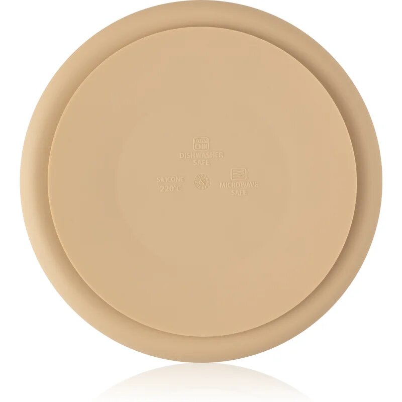 Petite&Mars Take&Match 6m+ deljeni krožnik okrogla Desert Sand 1 kos