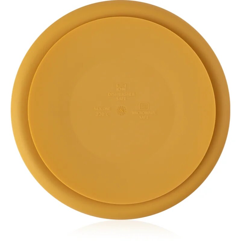 Petite&Mars Take&Match 6m+ deljeni krožnik okrogla Intense Ochre 1 kos