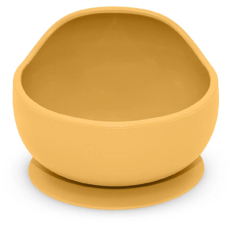 Petite&Mars Take&Match Silicone Bowl skledica s priseskom Intense Ochre 6 m+ 360 ml