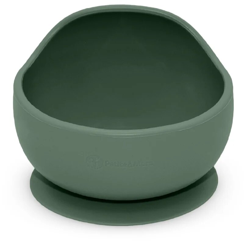 Petite&Mars Take&Match Silicone Bowl skledica s priseskom Misty Green 6 m+ 360 ml