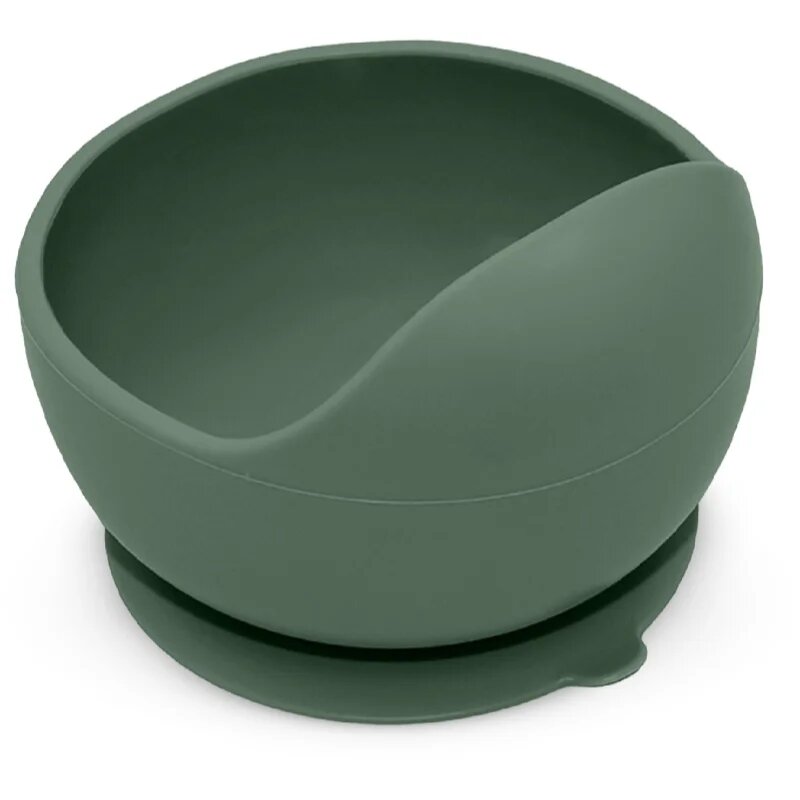 Petite&Mars Take&Match Silicone Bowl skledica s priseskom Misty Green 6 m+ 360 ml