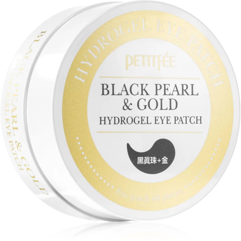 Petitfée Black Pearl & Gold hidrogel maska za predel okoli oči 60 kos