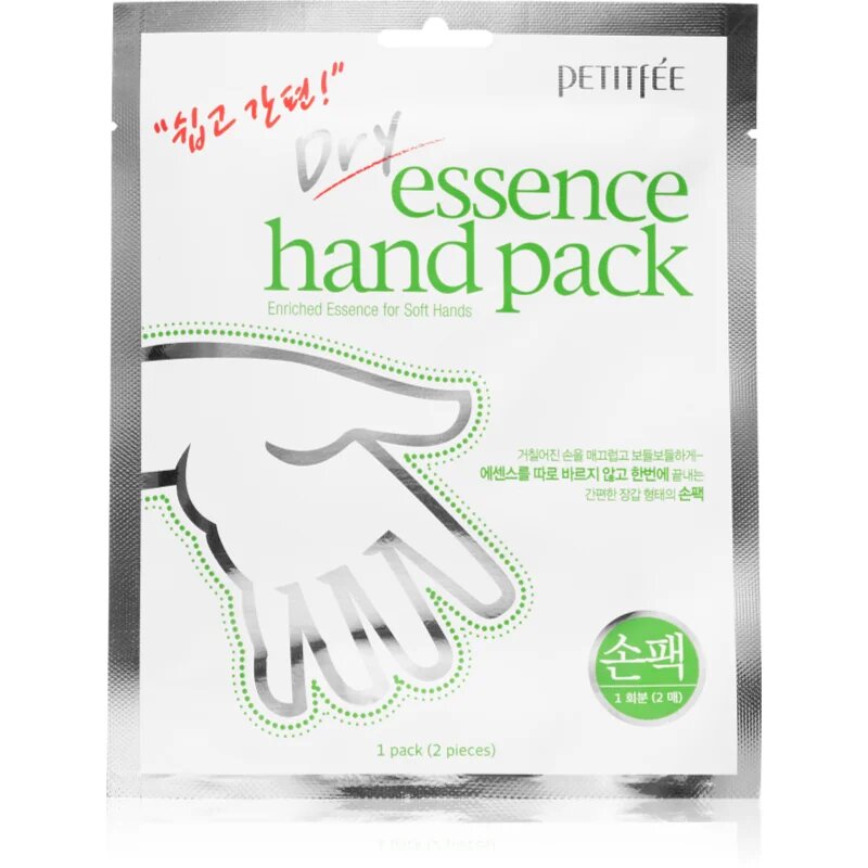 Petitfée Dry Essence Hand Pack vlažilna maska za roke 2 kos