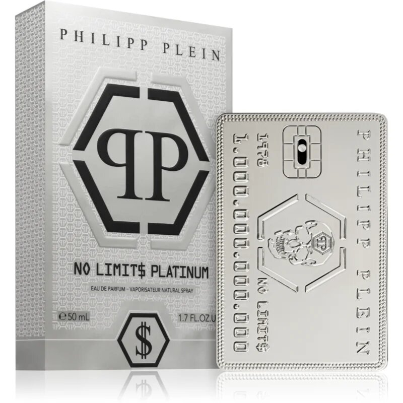 Philipp Plein No Limit$ Platinum parfumska voda za moške 50 ml