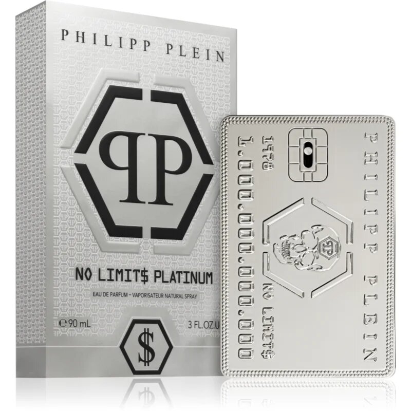 Philipp Plein No Limit$ Platinum parfumska voda za moške 90 ml