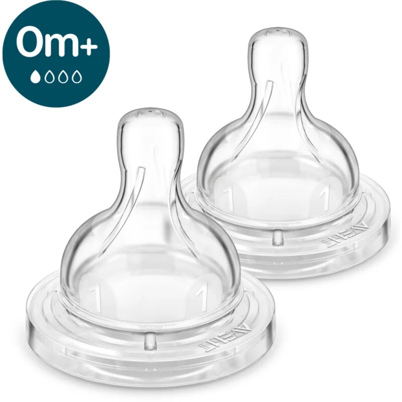 Philips Avent Anti-colic SCY761/02 cucelj za stekleničko proti kolikam 0 m+ 2 kos