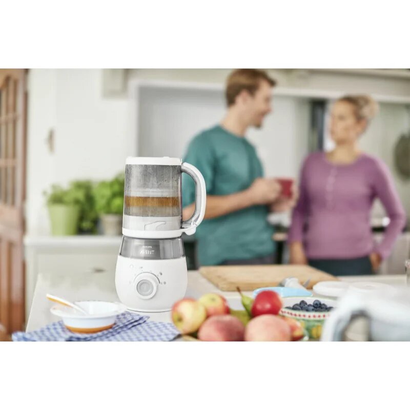 Philips Avent Baby Food Maker 4in1 SCF885/01 parni kuhalnik in mešalnik 4 v 1 1 kos