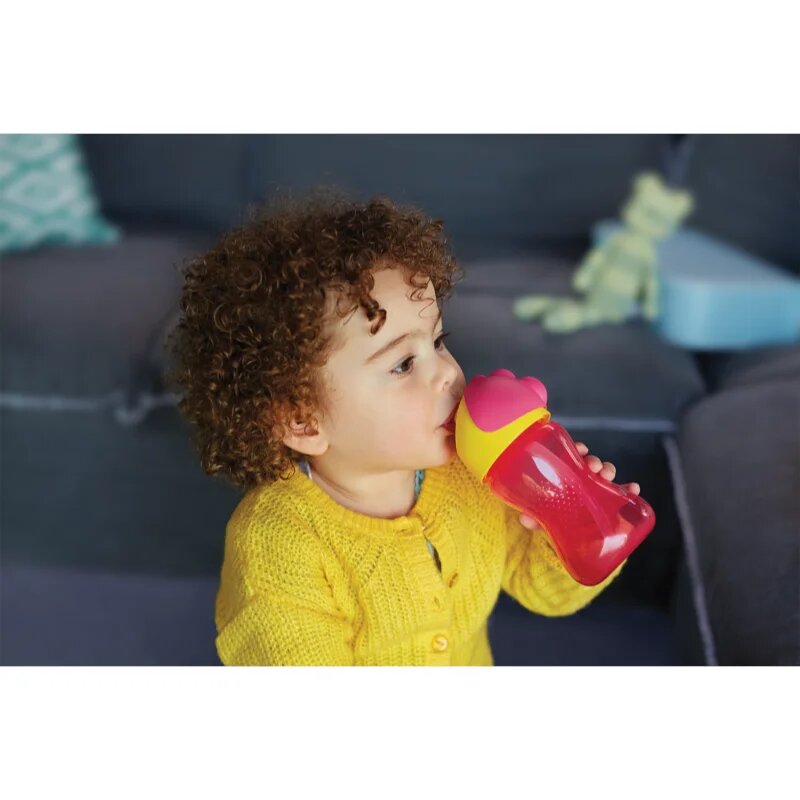 Philips Avent Bendy Straw SCF798/02 12m+ skodelica z gibljivo slamico Pink 1 kos