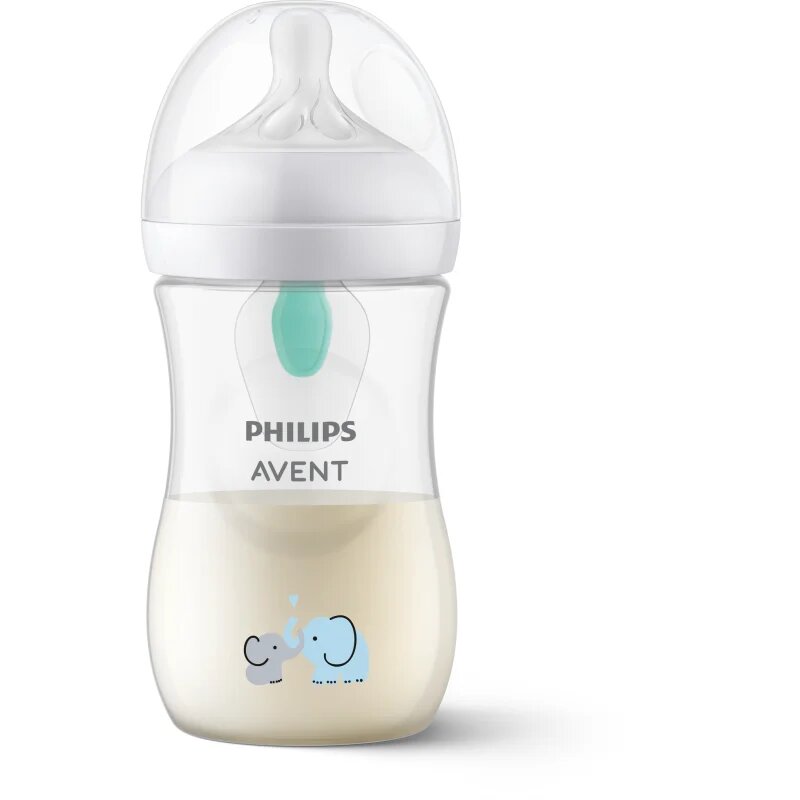 Philips Avent Natural Response AirFree SCY673/81 steklenička za dojenčke 3-6 m Elephant 1 kos