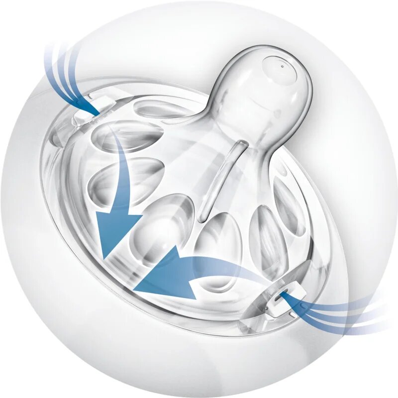 Philips Avent Natural SCF657/27 cucelj za stekleničko First Flow 0 m 2 kos