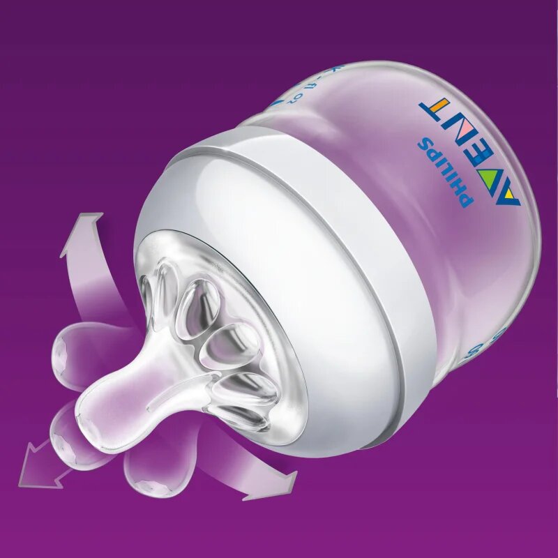 Philips Avent Natural SCF657/27 cucelj za stekleničko First Flow 0 m 2 kos