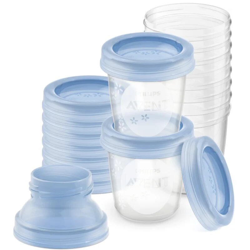 Philips Avent VIA SCF618/10 posodica za materino mleko 10x180 ml