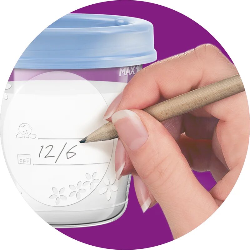 Philips Avent VIA SCF618/10 posodica za materino mleko 10x180 ml
