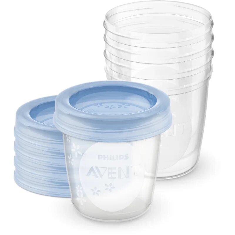 Philips Avent VIA SCF619/05 lonček s pokrovčkom 5x180 ml