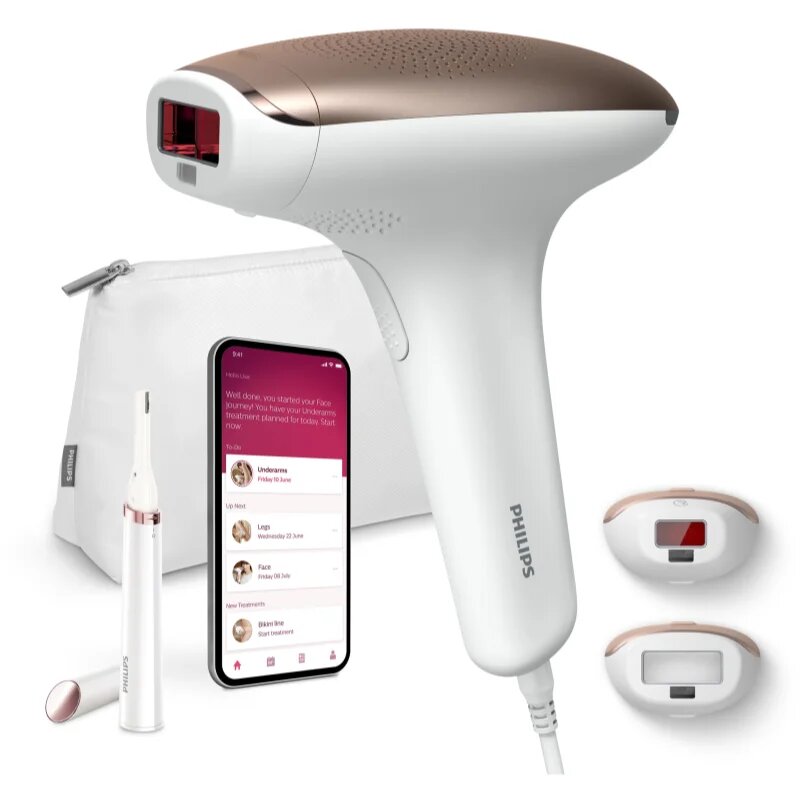 Philips Lumea IPL 7000 BRI921/00 IPL epilator za telo obraz predel bikinija in pazduhe + natančen prirezovalnik 1 kos