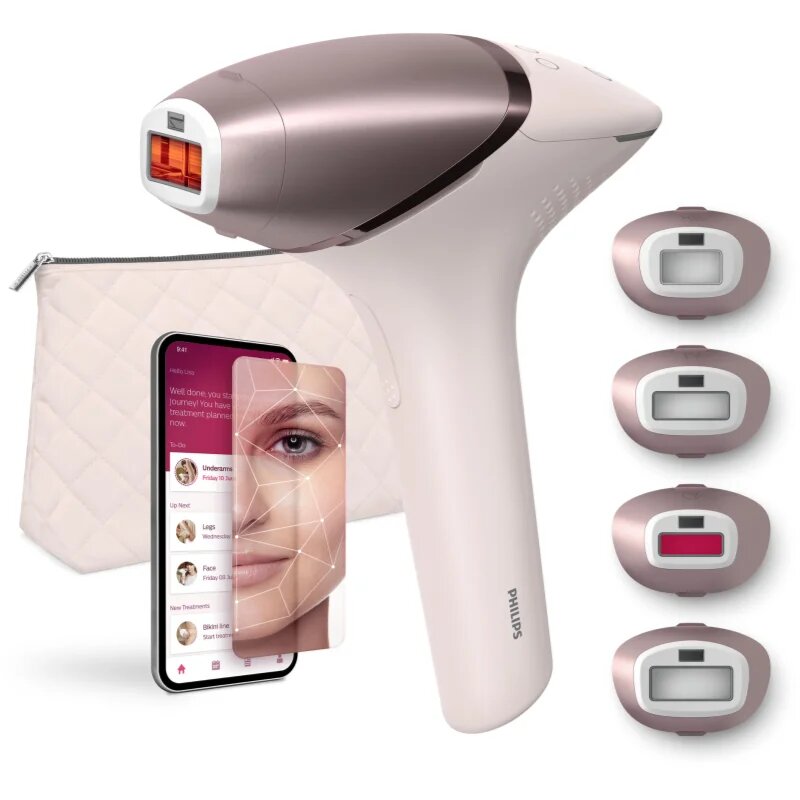 Philips Lumea Series 9900 SkinAI IPL BRI977/00 IPL epilator za telo obraz predel bikinija in pazduhe 1 kos