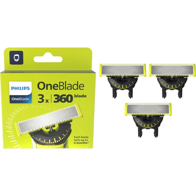 Philips OneBlade 360 QP430/50 nadomestne britvice for OneBlade 3 kos