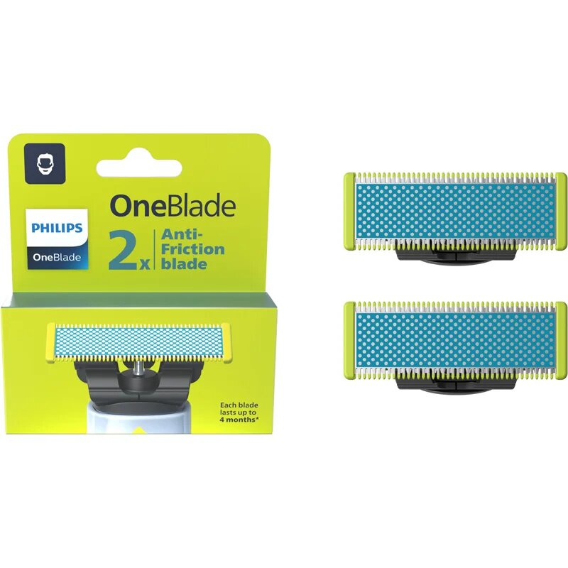 Philips OneBlade Anti-Friction QP225/50 nadomestne britvice for OneBlade 2 kos