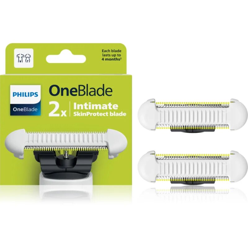 Philips OneBlade Intimate SkinProtect QP229/50 nadomestne britvice for OneBlade Intimate QP1924/30 2 kos