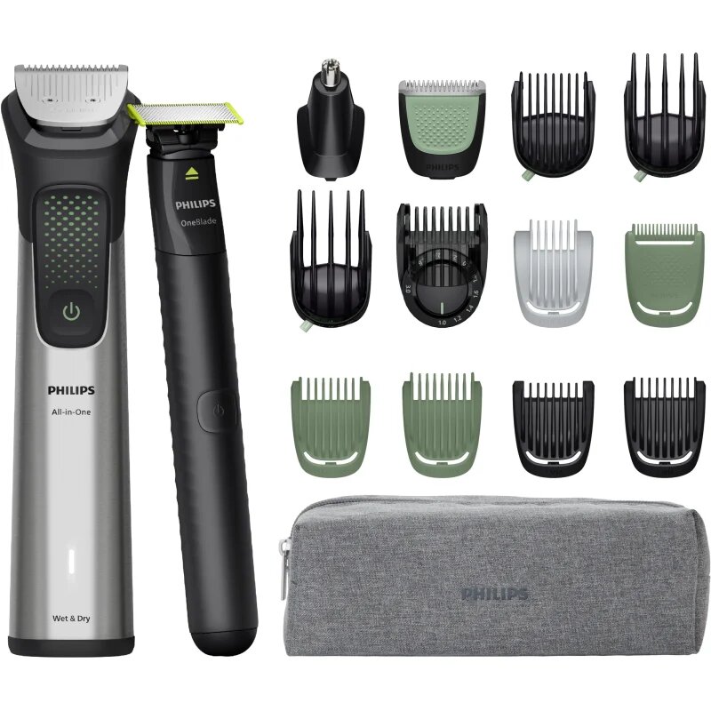 Philips Series 9000 MG9535/15 večnamenski strojček za striženje + One Blade Face 1 kos
