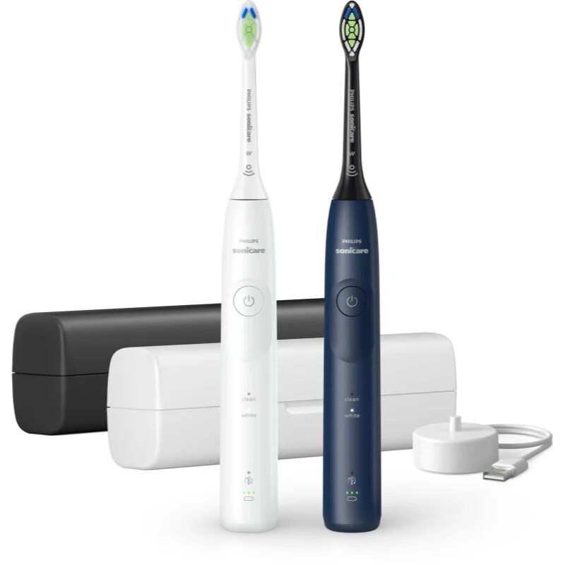 Philips Sonicare 5500 HX7119/01 sonična električna zobna ščetka 2 telesisonična električna zobna ščetka 2 telesi Blue&White 2 kos