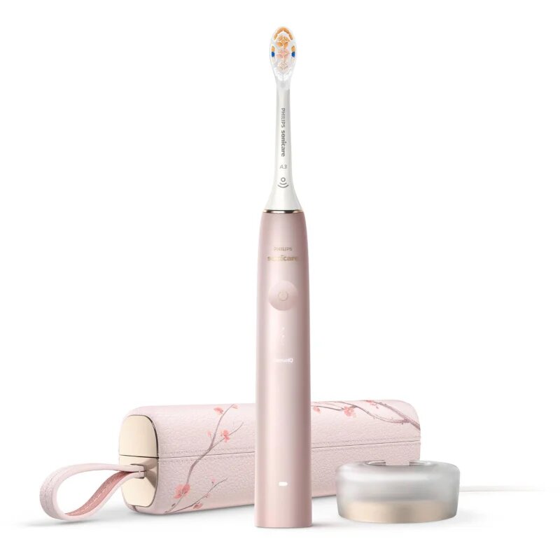 Philips Sonicare 9900 DiamondClean Prestige Limited Edition HX9992/31 sonična električna zobna ščetka z aplikacijo Pink 1 kos