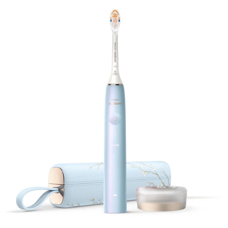 Philips Sonicare 9900 DiamondClean Prestige Limited Edition HX9997/32 sonična električna zobna ščetka z aplikacijo Baby Blue 1 kos