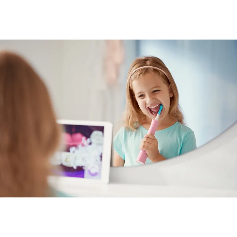 Philips Sonicare For Kids HX6352/42 sonična električna zobna ščetka za otroke z Bluetooth povezavo Pink 1 kos