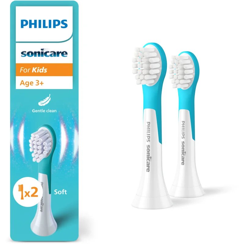 Philips Sonicare For Kids Mini 3+ HX6032/90 nadomestne glave za zobno ščetko za otroke 2 kos