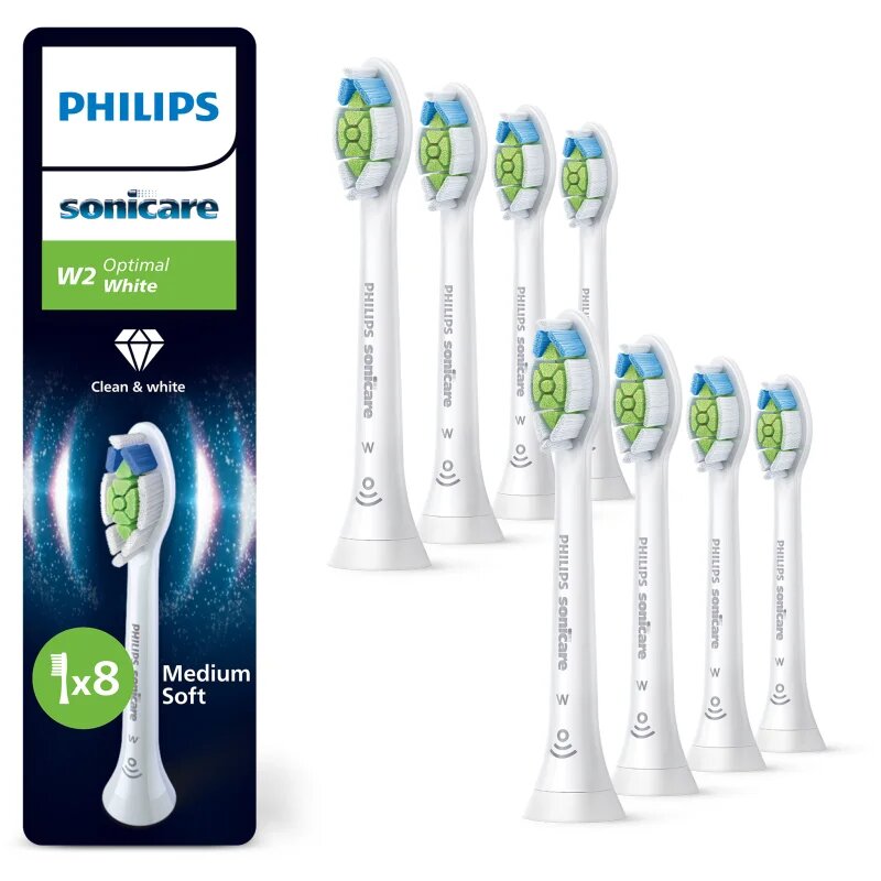 Philips Sonicare Optimal White HX6068/87 nadomestne glave za zobno ščetko 8 kos