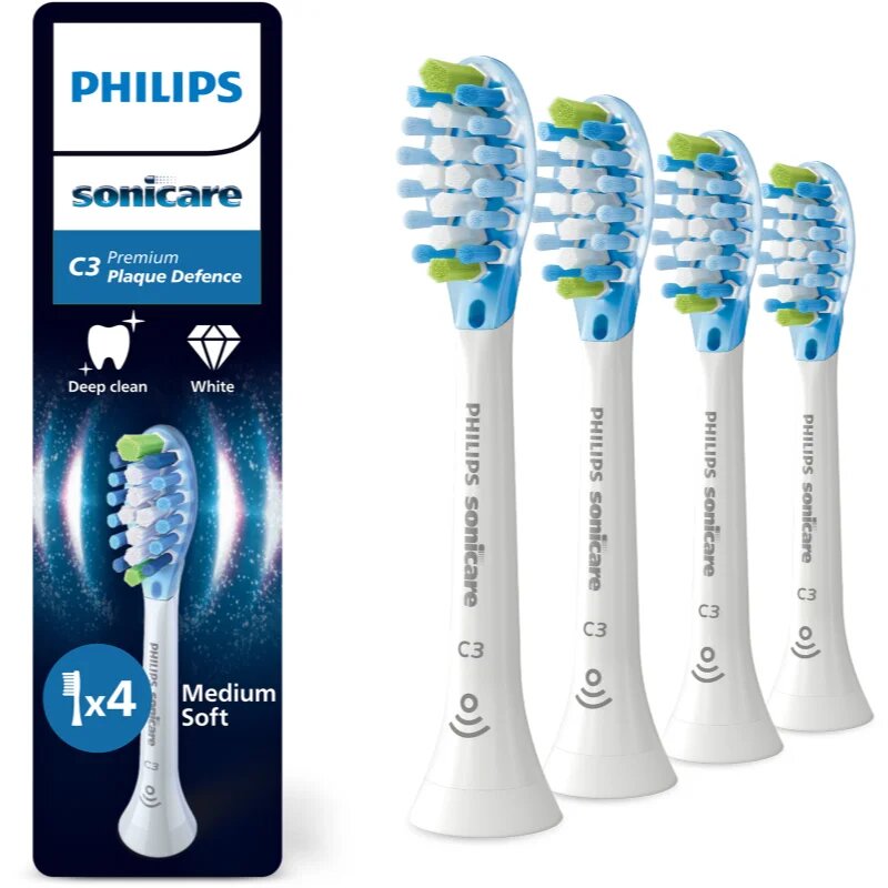 Philips Sonicare Premium Plaque Defense HX9044/87 nadomestne glave za zobno ščetko 4 kos