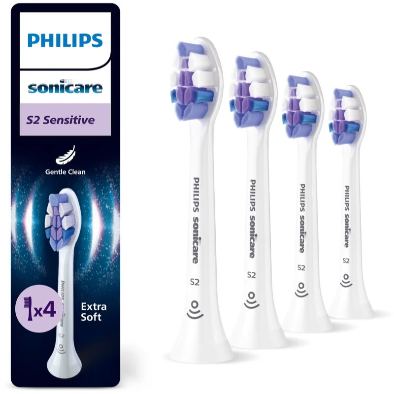 Philips Sonicare Sensitive HX6054/87 nadomestne glave za zobno ščetko 4 kos