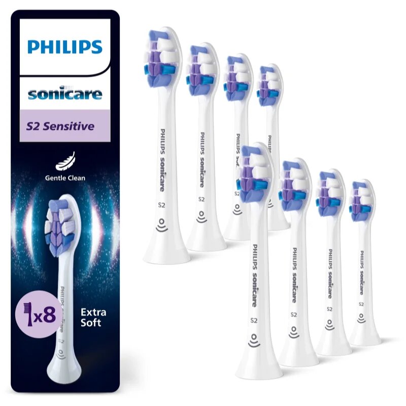 Philips Sonicare Sensitive HX6058/87 nadomestne glave za zobno ščetko 8 kos