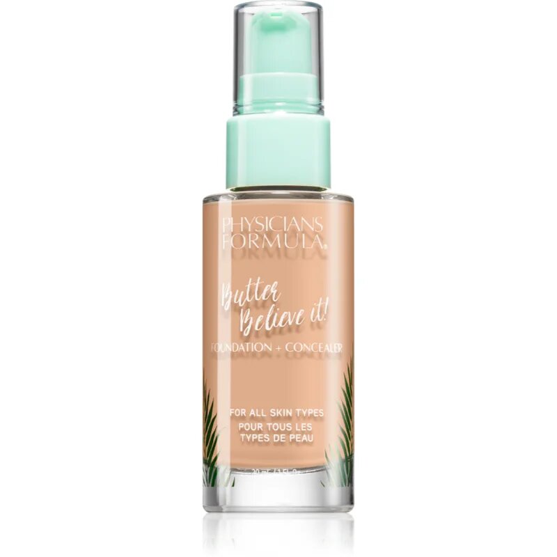 Physicians Formula Butter Believe It! kremasti korektor in tekoči puder v enem odtenek Light-to-Medium 30 ml