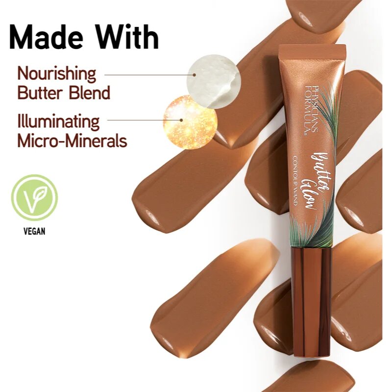 Physicians Formula Butter Glow krema za konture z aplikatorjem odtenek Medium / Deep 12 ml