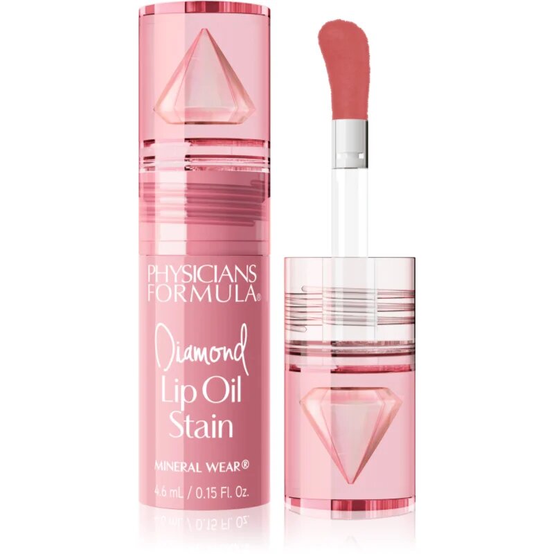 Physicians Formula Mineral Wear® Diamond Lip Oil Stain tonirno olje za ustnice odtenek Radiant Rose 4.6 ml