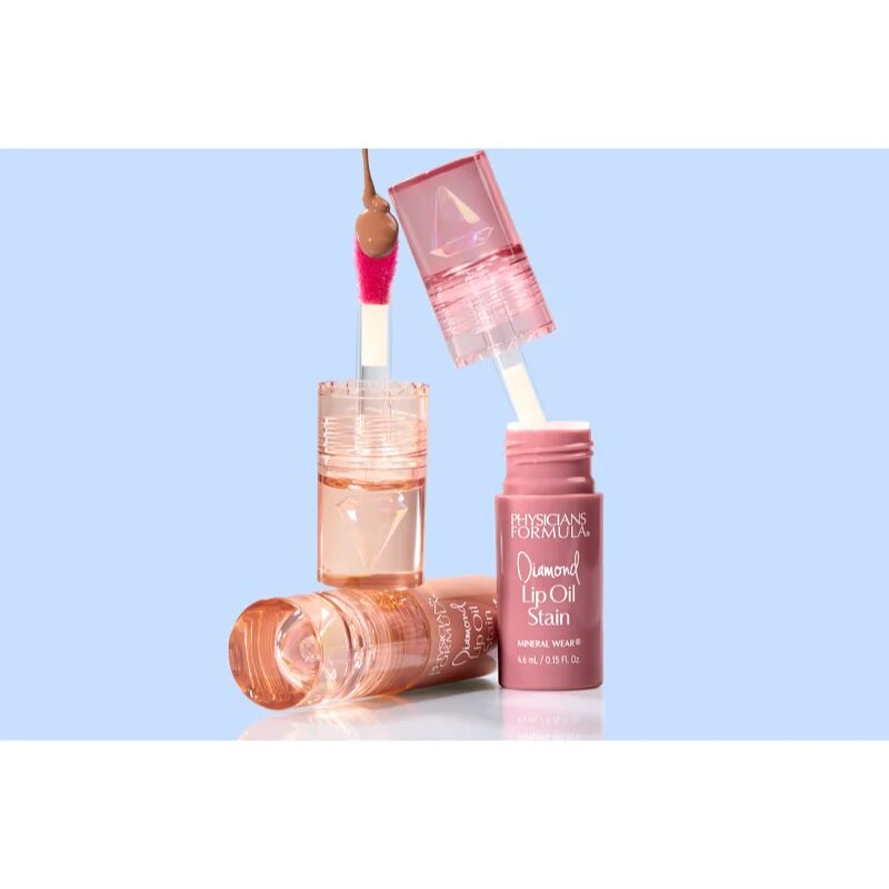 Physicians Formula Mineral Wear® Diamond Lip Oil Stain tonirno olje za ustnice odtenek Radiant Rose 4.6 ml