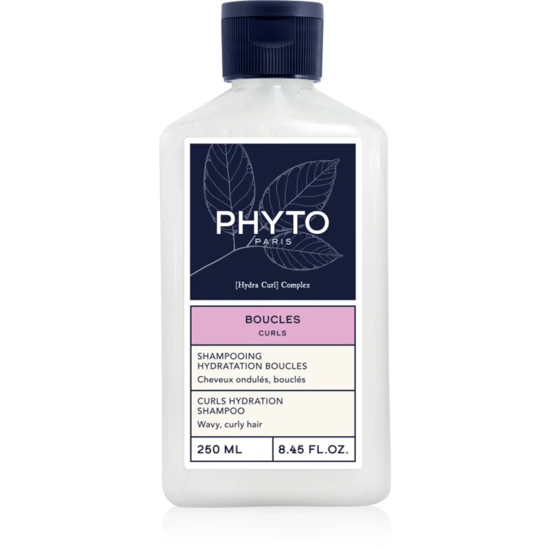 Phyto Curls Hydratation Shampoo vlažilni šampon za valovite in kodraste lase 250 ml