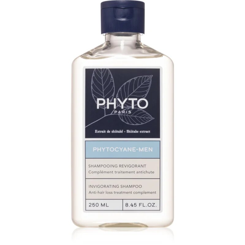 Phyto cyane Men Invigorating Shampoo čistilni šampon proti izpadanju las 250 ml