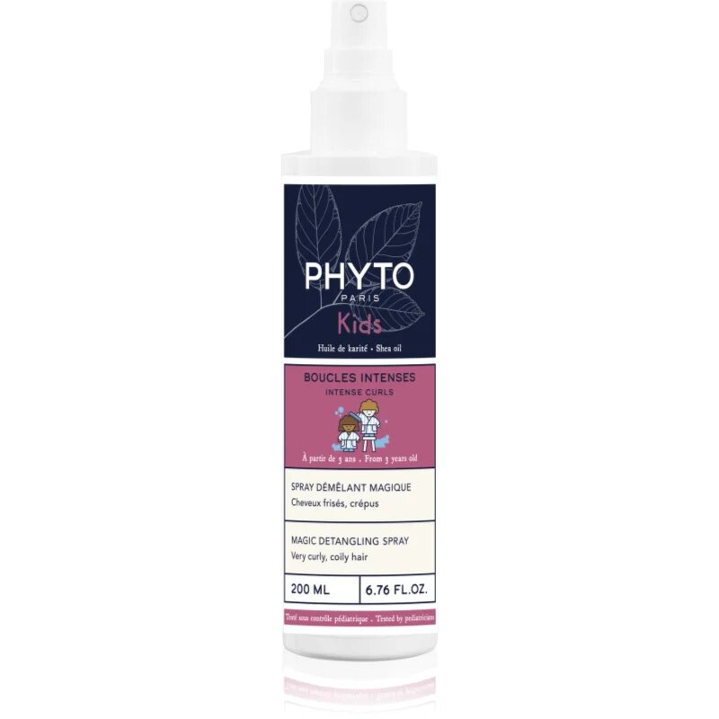Phyto Kids Intense Curls Magic Detangling Spray pršilo za lažje česanje las za kodraste lase 200 ml