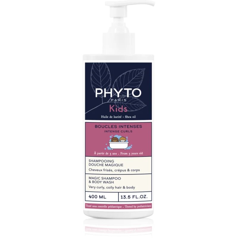 Phyto Kids Intense Curls Magic Shampoo & Body Wash šampon in gel za prhanje za otroke 400 ml
