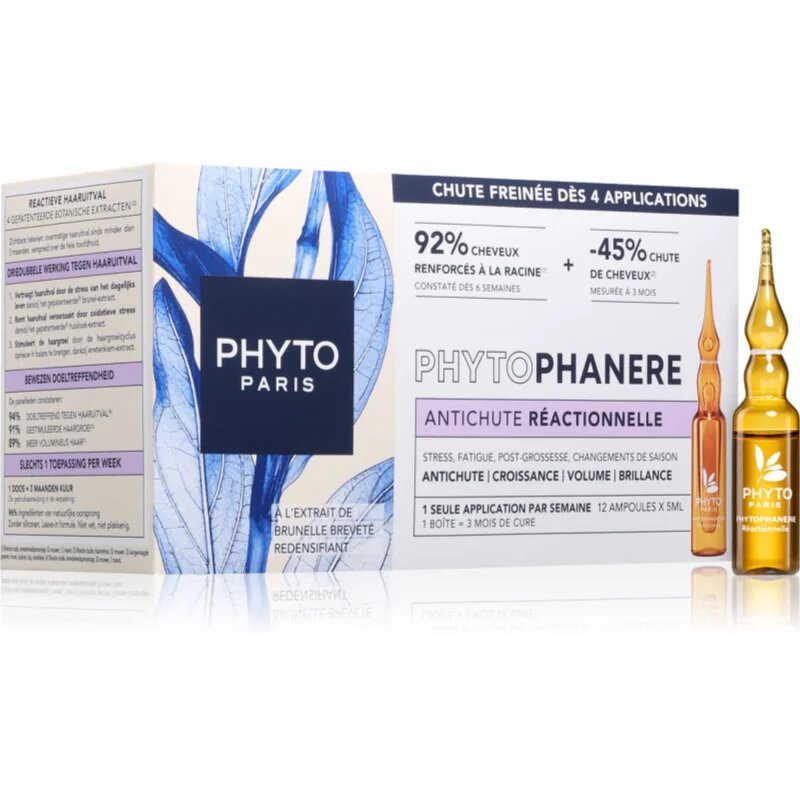 Phyto Phanere Reactive Hair Loss Treatment ampulice proti izpadanju las 12x5 ml
